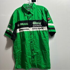 Green Men's Casual Button Down Shirt